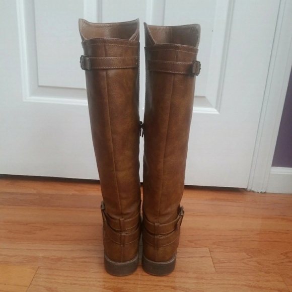 Brown JustFab Riding Boots - Picture 5 of 7